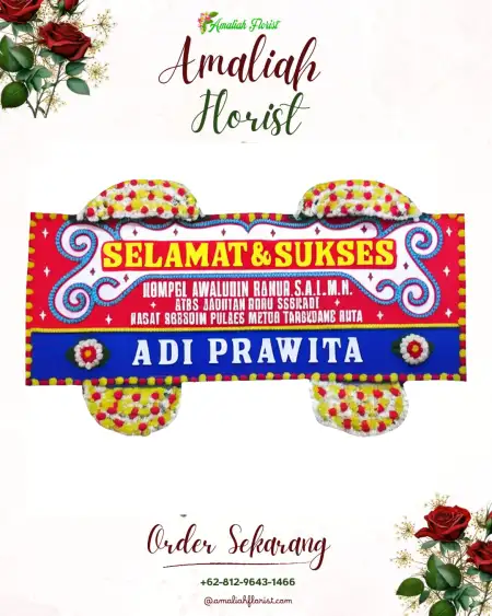 Papan Bunga Ucapan Selamat Legoksayem